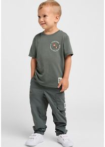 Jack Wolfskin Kinder Outdoorhose "SMILEYWORLD PANTS K", grün, Gr. 116, OBERSTOFF: 95% POLYAMID, 5% ELASTHAN; Futter: 100% POLYESTER, Hosen