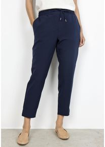 soyaconcept Damen Sweathose "Jogginghose", blau, Basic, Gr. XXL, unifarben, Sweatware, Obermaterial: 95% Polyester, 5% Elasthan, Hosen, schick und