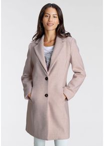 Laura Scott Damen Kurzmantel, rosa, casual, Gr. 48, unifarben, Web, Obermaterial: 100% Polyester. Futter: 100% Polyester, Mäntel, perfekt für den