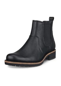Ecco Damen Chelseaboots "ELAINA", Gr. 38, schwarz, Nubukleder, klassisch, Schuhe, Schlupfboots, Stiefelette, Blockabsatz, mit Stretch