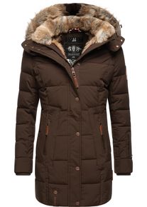 Marikoo Damen Wintermantel "Lieblings Jacke", braun, casual, Gr. XS, Oberstoff: 100% Polyester, Futter: 100% Polyester, Wattierung: 100% Polyester,