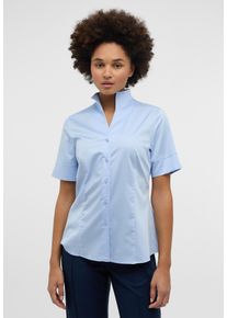Eterna Damen Hemdbluse "REGULAR FIT", blau, casual, Gr. 50, 95% cotton, 5% Elasthan, Blusen, EASY IRON (bügelleicht)