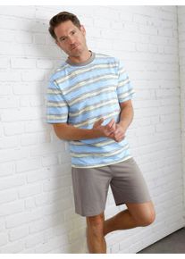 wäschepur WÄSCHEPUR Herren Shorty, Gr. 44, grau, 100% Baumwolle, Homewear-Sets