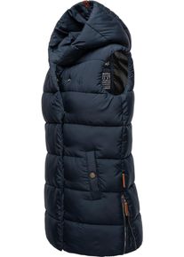 Navahoo Damen Steppweste "Madilynaa", blau, sportlich, Gr. XS, Oberstoff: 100% Polyester; Futter: 100% Polyester; Wattierung: 100% Polyester, Westen,