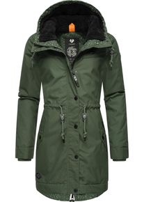 Ragwear Damen Winterjacke "YM-Canny", gelb, casual, Gr. XL, Außenmaterial: 65% Polyester, 35% Baumwolle, Innenfutter: 100% Polyester, Wattierung: