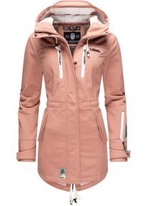 Marikoo Damen Funktionsmantel "Zimtzicke", rosa, casual, Gr. XXL, Oberstoff: 98% Polyester, 2% Elasthan, Futter: 100% Polyester, Ärmelfutter: 100%