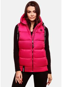 Navahoo Damen Steppweste "Kassidy", pink, modisch, Gr. XXXL, Oberstoff: 100% Nylon, Futter: 100% Polyester, Wattierung: 100% Polyester, Westen,