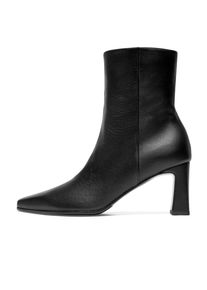 Henry Stevens Damen Schlupfboots "Madison ZB70 Businessschuh", Gr. 38, schwarz, Leder, klassisch, Schuhe, Damen Stiefelette mit Absatz handgefertigt,