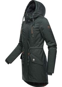 Ragwear Damen Wintermantel "Elsie Melange", grün, casual, Gr. S, Obermaterial: 100% Polyester, Innenfutter: 100% Polyester, Wattierung: 100%