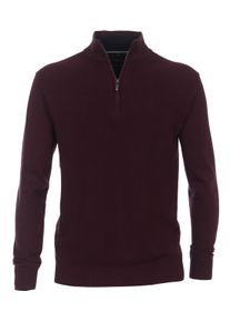 Casamoda Herren Troyer "Casamoda Troyer uni", rot, Gr. L, 100% Baumwolle, Pullover