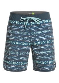 Quiksilver Herren Boardshorts "Surfsilk Scallop 18"", blau, Gr. 28, 53% Polyester, 35% Polyester, 12% Elasthan, Hosen