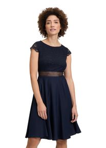 Vera Mont Damen Abendkleid "Vera Mont Abendkleid mit Spitze", blau, festlich, Gr. 36, Obermaterial: 100% Polyester. Futter: 100% Polyester., Kleider,