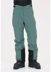 WHISTLER Herren Skihose "Drizzle", grün, sportlich, Gr. S, unifarben, 100% Polyester, Hosen, mit wasserabweisenden Eigenschaften und funktionalen