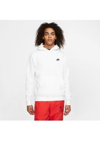 Nike Sportswear Herren Kapuzensweatshirt "CLUB FLEECE PULLOVER HOODIE", weiß, sportlich, Gr. XXL, Obermaterial: 80% Baumwolle, 20% Polyester,