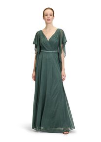 Vera Mont Damen Abendkleid "Vera Mont Abendkleid im Glitzer-Look", grün, elegant, Gr. 46, Netz, Obermaterial: 100% Polyester. Besatz: 100% Polyester.