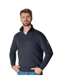 Casamoda Herren Sweatshirt "Casamoda Sweatshirt uni", blau, Gr. XXL, 78% Baumwolle, 19% Polyester, 3% Elasthan, Sweatshirts