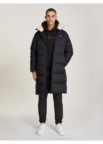 Tommy Jeans Herren Parka "TJM POLY PUFFER PARKA", schwarz, casual, Gr. S, Web, Obermaterial: 100% Polyamid, Jacken
