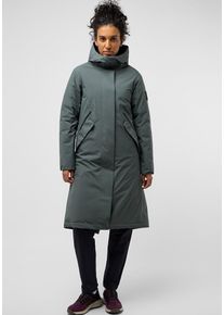 Jack Wolfskin Damen Daunenmantel "BRANDENBURGER COAT W", grün, Gr. XXL, Hauptmaterial: 100% Polyester (recycled); Futter: 100% Polyester (recycled);