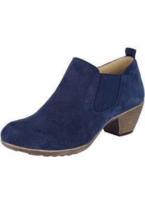Andrea Conti Damen Cowboy Stiefelette, Gr. 41, blau, Veloursleder, Leder, modisch, Schuhe
