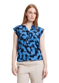 BETTY & CO BETTY & CO Damen Blusentop "Betty & Co Blusentop mit Print", blau, casual, Gr. 36, Obermaterial: 100% Viskose., Blusen