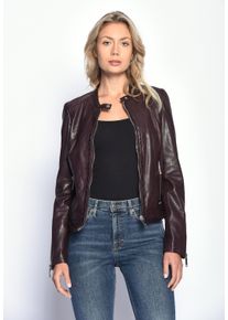 Maze Damen Lederjacke "Grenada", braun, Gr. M, Obermaterial: 100% Lammleder / Futter: 100% Polyester, Jacken