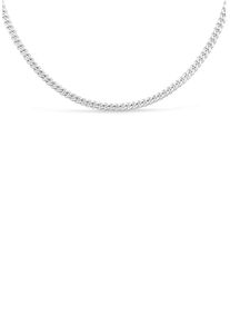 Firetti Damen Kette ohne Anhänger "Schmuck Geschenk Silber 925 Halsschmuck Halskette Panzerkette", 50, Silber 925 (Sterlingsilber), B: 4,1mm, silber,
