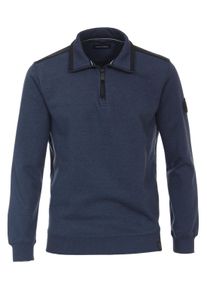 Casamoda Herren Sweatshirt "Casamoda Sweatshirt uni", blau, Gr. L, 70% Baumwolle, 30% Polyester, Sweatshirts