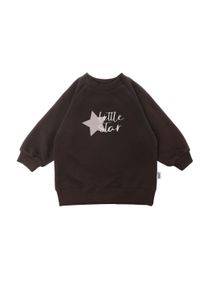 Liliput Herren Sweatshirt "little star", braun, Gr. 74, bedruckt, 80% Baumwolle, 20% Polyester, Sweatshirts, in niedlichem Design