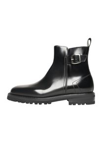 Henry Stevens Damen Schlupfboots "Bonnie JPB Businessschuh", Gr. 37,5, schwarz, Leder, klassisch, Schuhe, Damen Stiefelette Lederschuhe