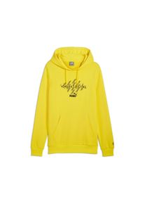 Puma Herren Hoodie "Borussia Dortmund ftblCULTURE Hoodie Herren", gelb, Gr. S, Obermaterial: 68% Baumwolle, 32% Polyester; Kapuzenfutter: 100%