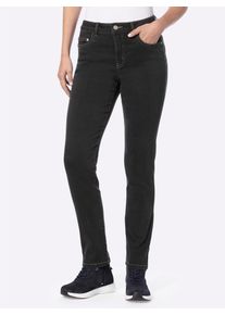 Heine Damen 5-Pocket-Jeans, blau, Gr. 36, unifarben, 51% Baumwolle, 23% Polyester, 14% Lyocell, 10% Viskose, 2% Elasthan, Jeans