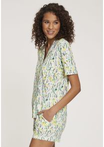 Vivance Dreams Damen Shorty, Gr. 32, bunt, Single Jersey, Obermaterial: 50% Baumwolle, 50% Viskose, Homewear-Sets, mit Aquarell-Muster