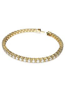 Swarovski Damen Tennisarmband "Matrix, 5648934, 5693927, 5648936, 5657665, 5648927, 5648930, 5657657", XL, Metall, gold, Metall, Armbänder, mit