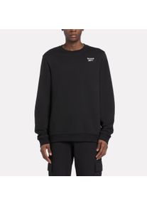 Reebok Herren Sweatshirt, schwarz, sportlich, Gr. S, Obermaterial: 70% Baumwolle, 30% Polyester, Sweatshirts