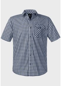Schöffel SCHÖFFEL Herren Outdoorhemd "Shirt Trattberg SH M", grau, sportlich, Gr. 48, Oberstoff : 64% Baumwolle 32% Nylon 4% Elasthan, Hemden