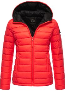 Marikoo Damen Steppjacke "Luci", orange, klassisch, Gr. S, Obermaterial: 100% Nylon, Futter: 100% Polyester, Wattierung: 100% Polyester, Ärmelfutter: