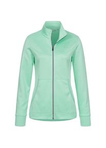 DEPROC Active Damen Fleecejacke "SHOENWOOD WOMEN", blau, casual, Gr. 40, 100% Polyester, Jacken, weiche Fleecejacke in traditioneller Optik