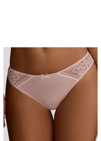 Lascana Damen Tanga "Luciana", Gr. 44, rosa, Obermaterial: 86% Polyamid, 14% Elasthan, Unterhosen, aus zarter Spitze
