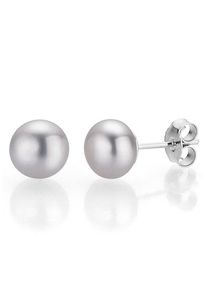 Firetti Perlenohrringe "Schmuck Geschenk Ohrschmuck Perle", 5, Silber 925 (Sterlingsilber)-Perlen, silber, Silber 925 (Sterlingsilber), Perlen,