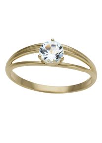Firetti Damen Goldring "Schmuck Geschenk Gold 333 Damenring Goldring Edelstein Farbstein", 16, Gelbgold 333, 2mm, bunt, Gelbgold 333, Fingerringe,