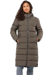 Jack Wolfskin Damen Daunenmantel "FROZEN PALACE COAT W", braun, sportlich, Gr. XL, Obermaterial: 100% Polyester. Futter: 100% Polyester. Füllung: 90%
