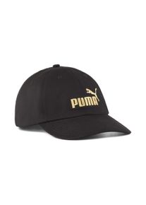 Puma Damen Flex Cap "ESS No.1 Logo Baseball Cap Erwachsene"schwarz gold logo, Gr. 1, unifarben, Obermaterial: 100% Baumwolle; Unter Schirm: 100%