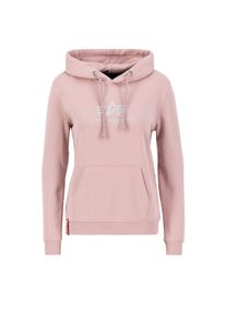 Damen Hoodie "Alpha Industries Women - Hoodies New Basic Hoodie G Women", rosa, Gr. XS, Alpha Industries, Obermaterial: 80% Baumwolle, 20% Polyester,