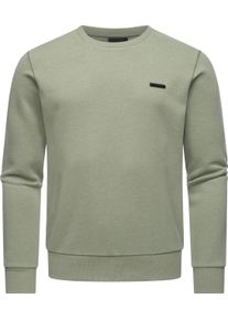 Ragwear Herren Sweater "Indie", grün, casual, Gr. XL, Sweatware, 70% Baumwolle, 30% Polyester, Sweatshirts, Cooler Basic Herren Pullover