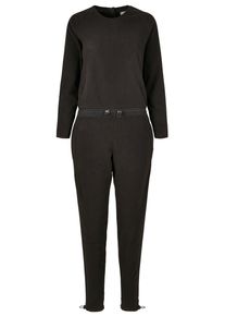 Urban Classics Damen Jumpsuit "Urban Classics Damen Ladies Polar Fleece Jumpsuit", schwarz, Gr. S, unifarben, 100% Polyester, Overalls