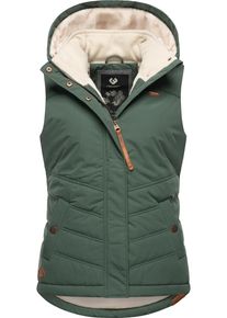 Ragwear Damen Steppweste "Hesty", grün, casual, Gr. XL, Außenmaterial: 100% Polyester, Innenfutter: 100% Polyester, Wattierung: 100% Polyester,