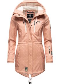 Marikoo Damen Funktionsmantel "Zimtzicke", rosa, casual, Gr. XS, Oberstoff: 98% Polyester, 2% Elasthan, Futter: 100% Polyester, Ärmelfutter: 100%