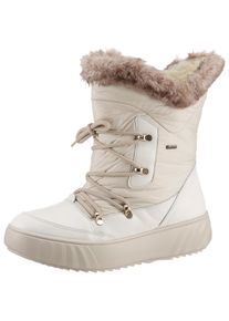 Ara Damen Winterboots "MONACO-GTX", Gr. 7, beige, Textil, Glattleder, sportlich, Schuhe, zum Schlupfen
