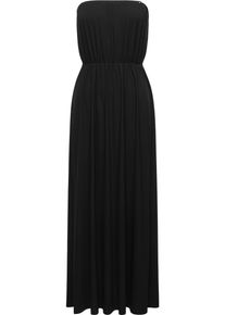Ragwear Damen Sommerkleid "Awery", schwarz, Gr. L, Material: 48% Viskose, 47% Polyester, 5% Elasthan, Kleider, stylisches Damen Bandeaukleid mit