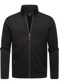 Ragwear Herren Kapuzensweatjacke "Miet", schwarz, Basic, Gr. 4XL, Sweatware, Obermaterial: 55% Baumwolle, 45% Polyester, Sweatjacken, coole Herren